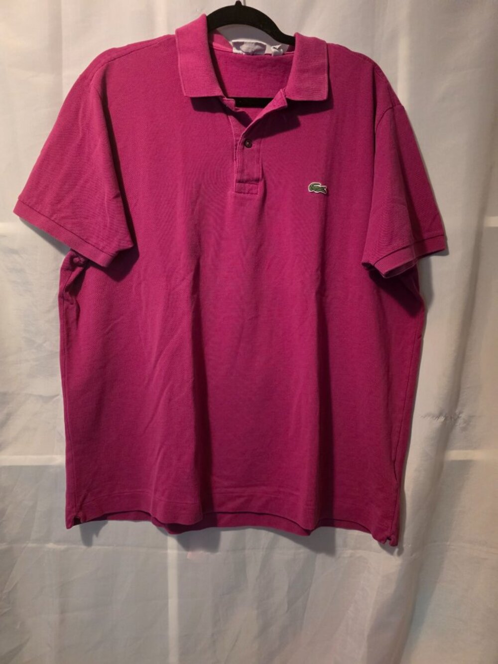 Men's Lacoste Polo, Size XXL, Fushia